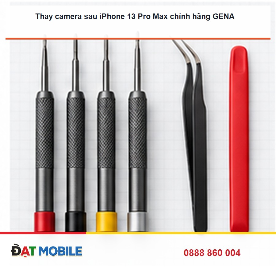 Thay camera sau iPhone 13 Pro Max chính hãng GENA tại Đạt Mobile