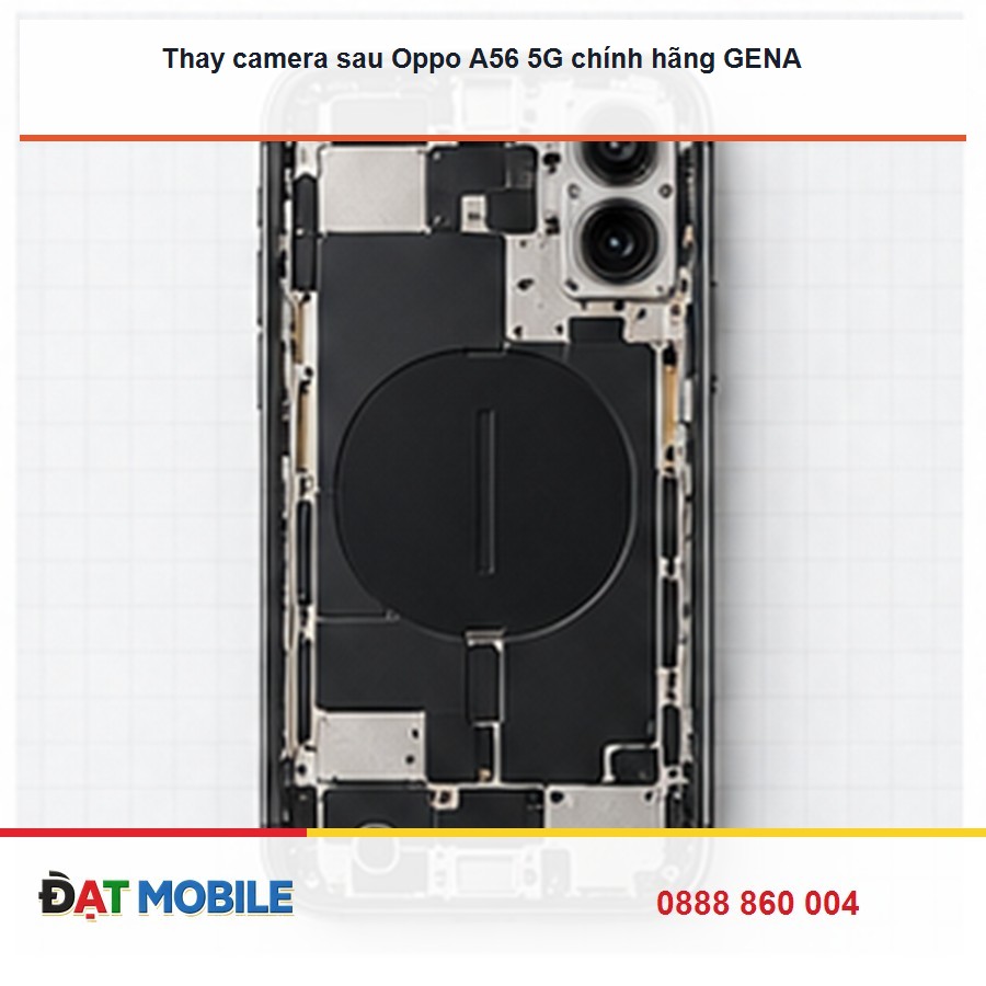 Thay camera sau Oppo A56 5G chính hãng GENA tại Đạt Mobile
