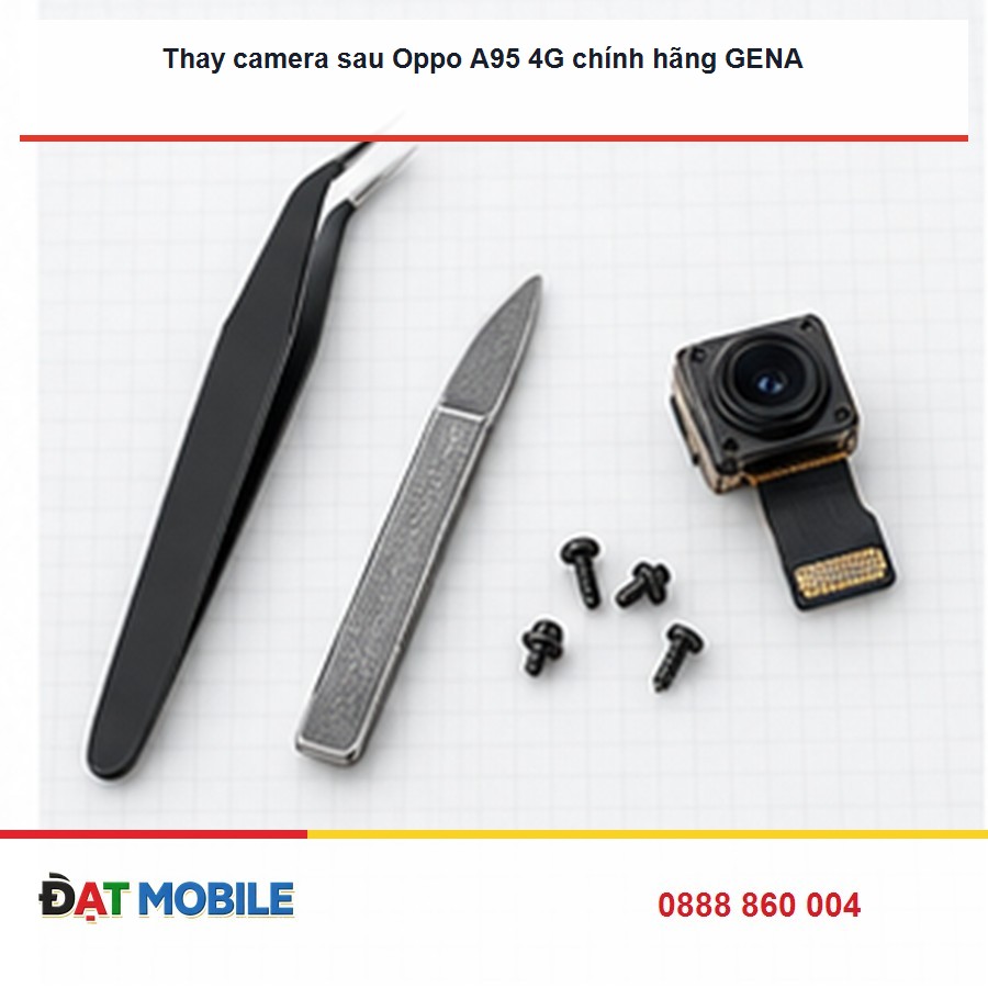 Thay camera sau Oppo A95 4G chính hãng GENA tại Đạt Mobile