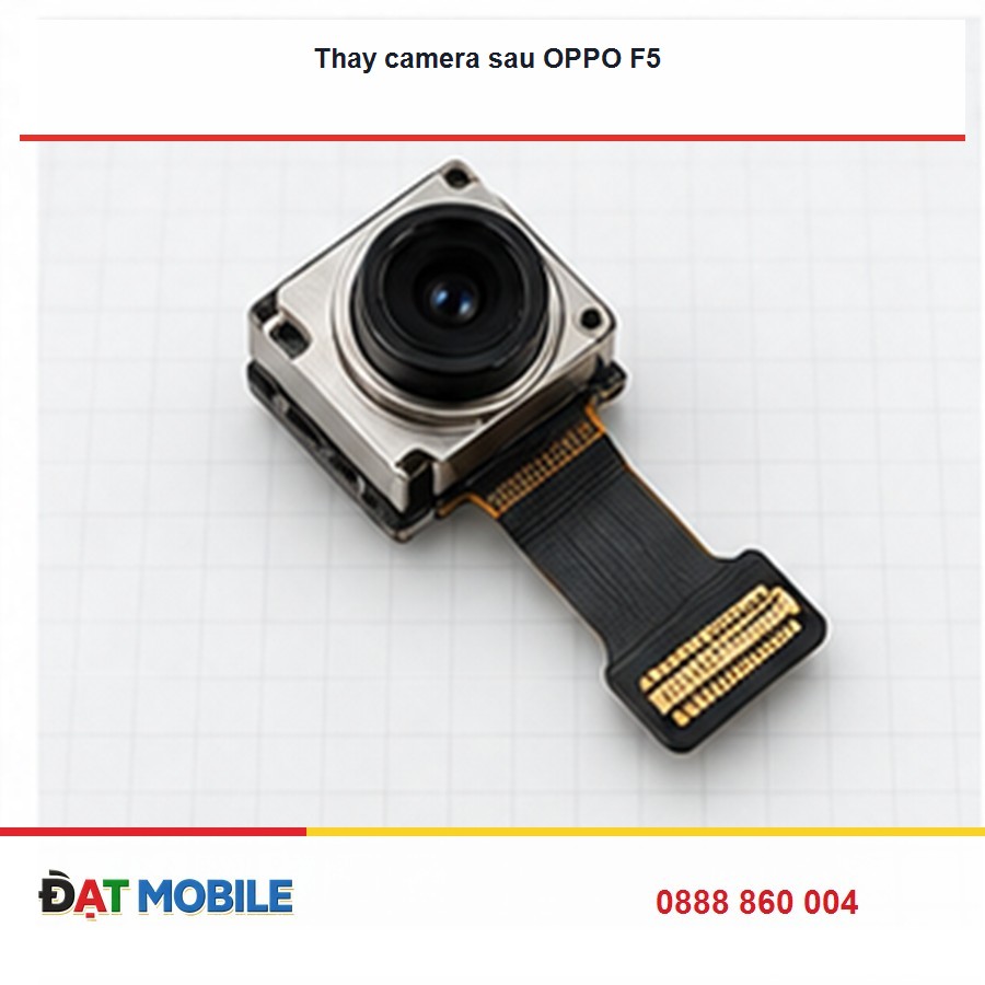 Thay camera sau OPPO F5 tại Đạt Mobile