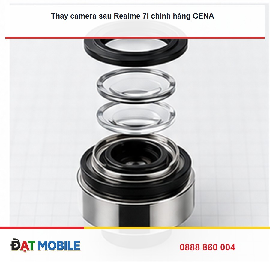 Thay camera sau Realme 7i chính hãng GENA tại Đạt Mobile