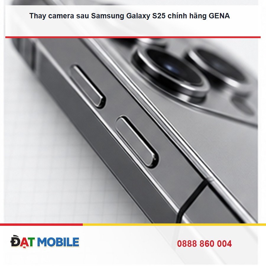 Thay camera sau Samsung Galaxy S25 chính hãng GENA tại Đạt Mobile