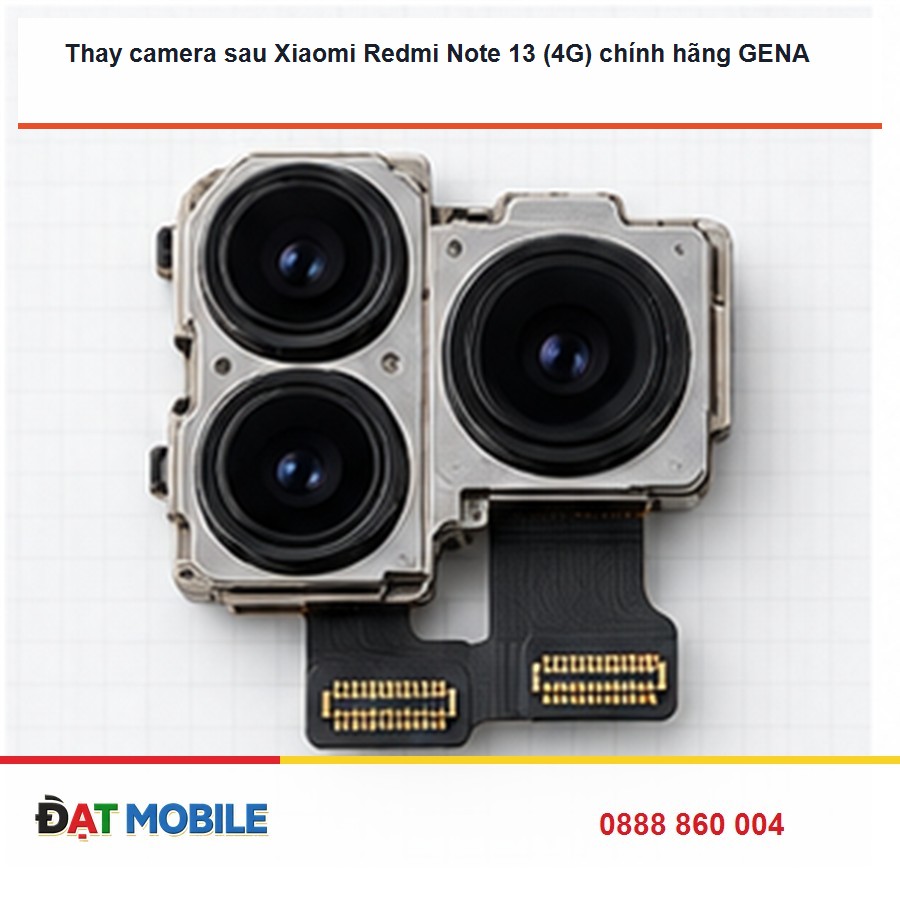 Thay camera sau Xiaomi Redmi Note 13 (4G) chính hãng GENA tại Đạt Mobile