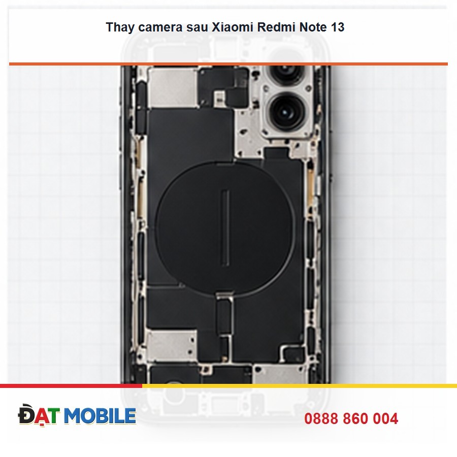 Thay camera sau Xiaomi Redmi Note 13 tại Đạt Mobile