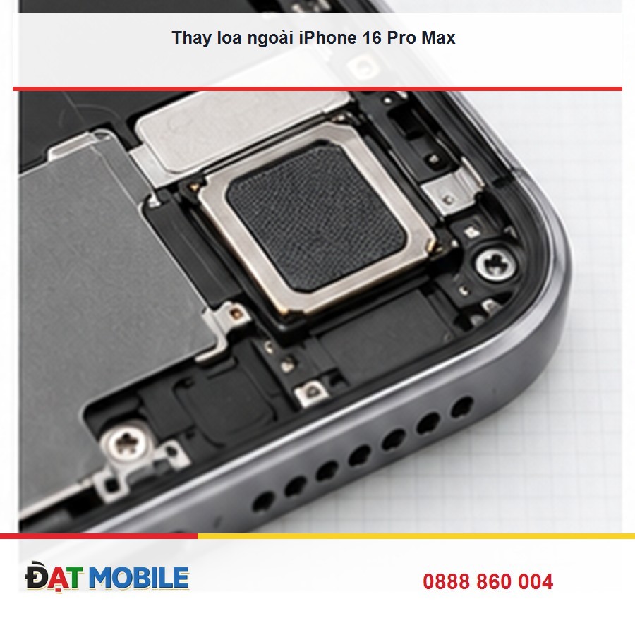 Thay loa ngoài iPhone 16 Pro Max tại Đạt Mobile