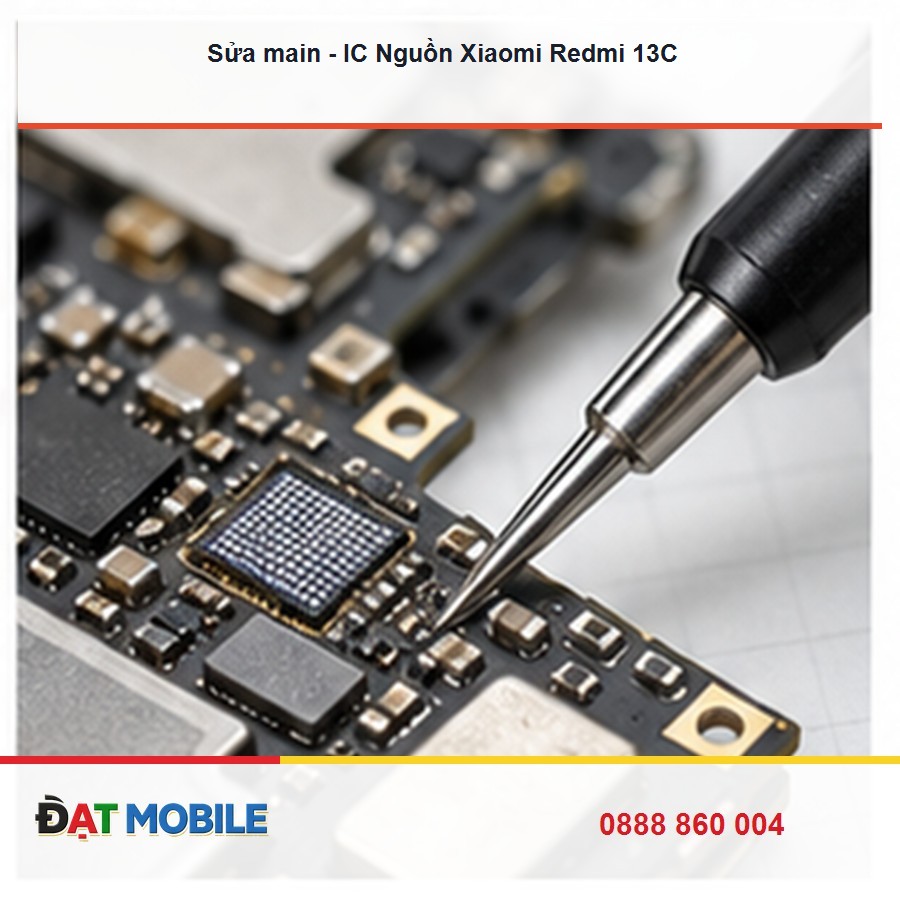 Sửa main - IC Nguồn Xiaomi Redmi 13C tại Đạt Mobile