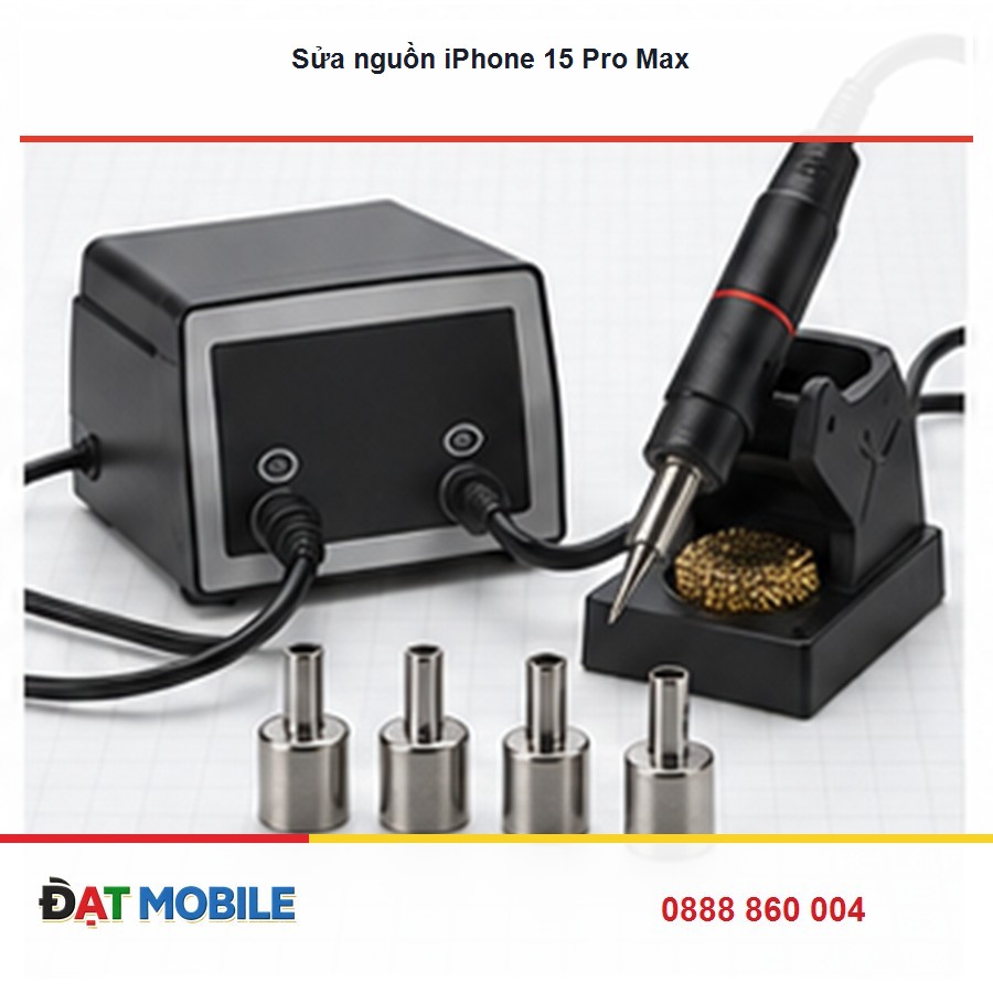 Sửa nguồn iPhone 15 Pro Max tại Đạt Mobile