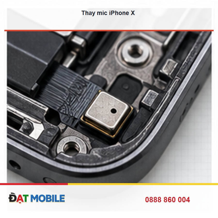 Thay mic iPhone X tại Đạt Mobile