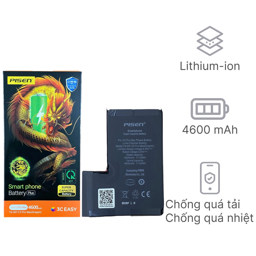 Thay pin iPhone 12 Pro Max HSSV - Giảm thêm 10%