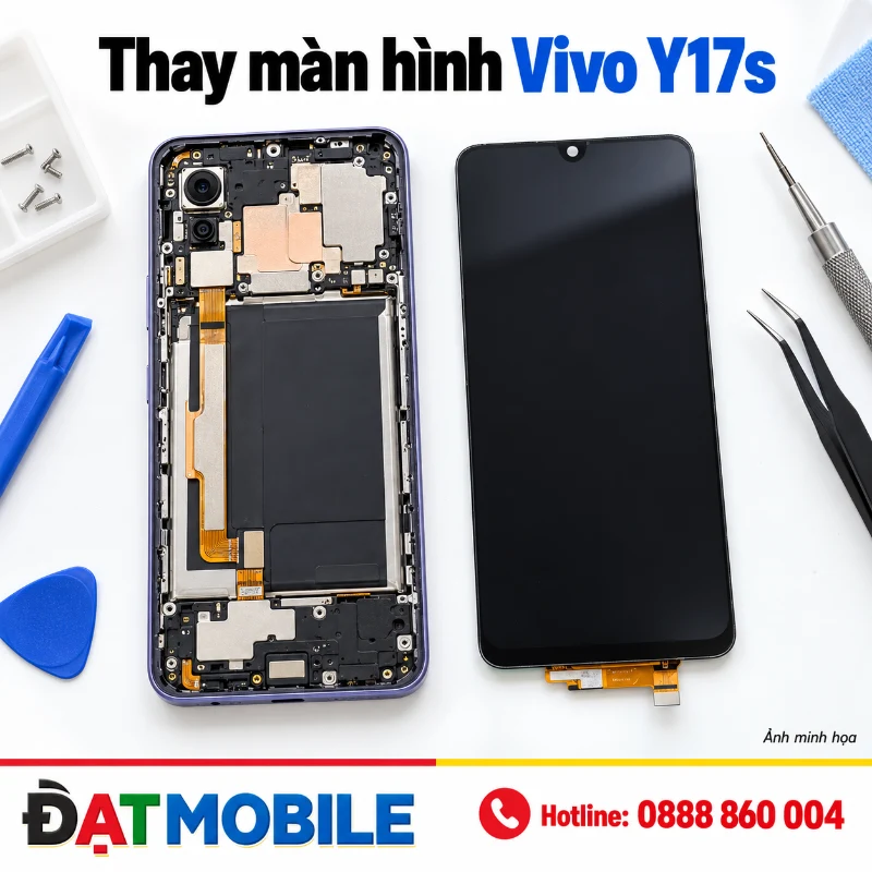 Ảnh minh họa thay màn hình vivo y17s tại Đạt Mobile