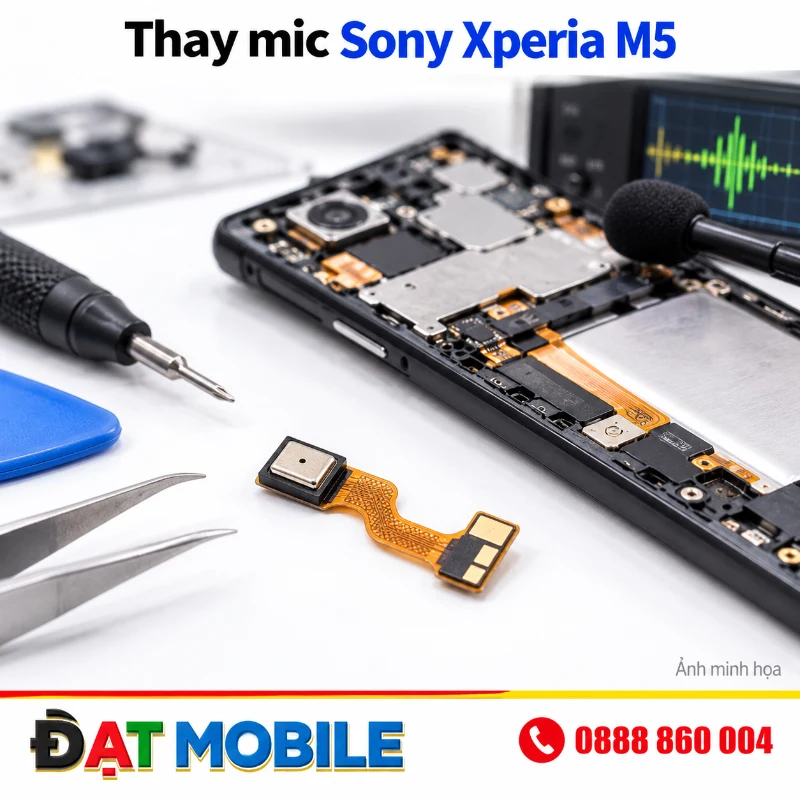 Ảnh minh họa thay mic sony xperia m5 tại Đạt Mobile