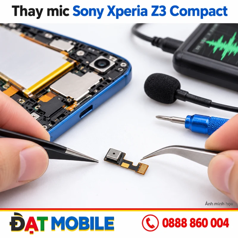 Ảnh minh họa thay mic sony xperia z3 compact tại Đạt Mobile