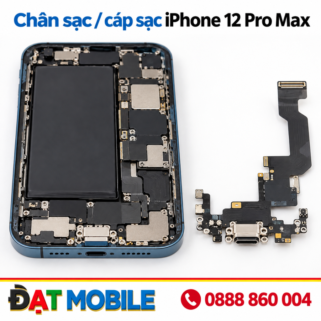 Thay chân sạc iPhone 12 Pro Max tại Đạt Mobile