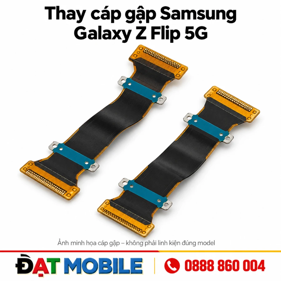 Ảnh minh họa chung cáp gập điện thoại cho bài Thay cáp gập Samsung Galaxy Z Flip 5G, không phải linh kiện đúng model đã xác minh