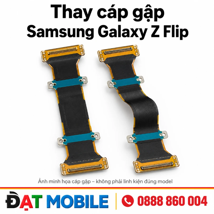 Ảnh minh họa chung cáp gập điện thoại cho bài Thay cáp gập Samsung Galaxy Z Flip, không phải linh kiện đúng model đã xác minh