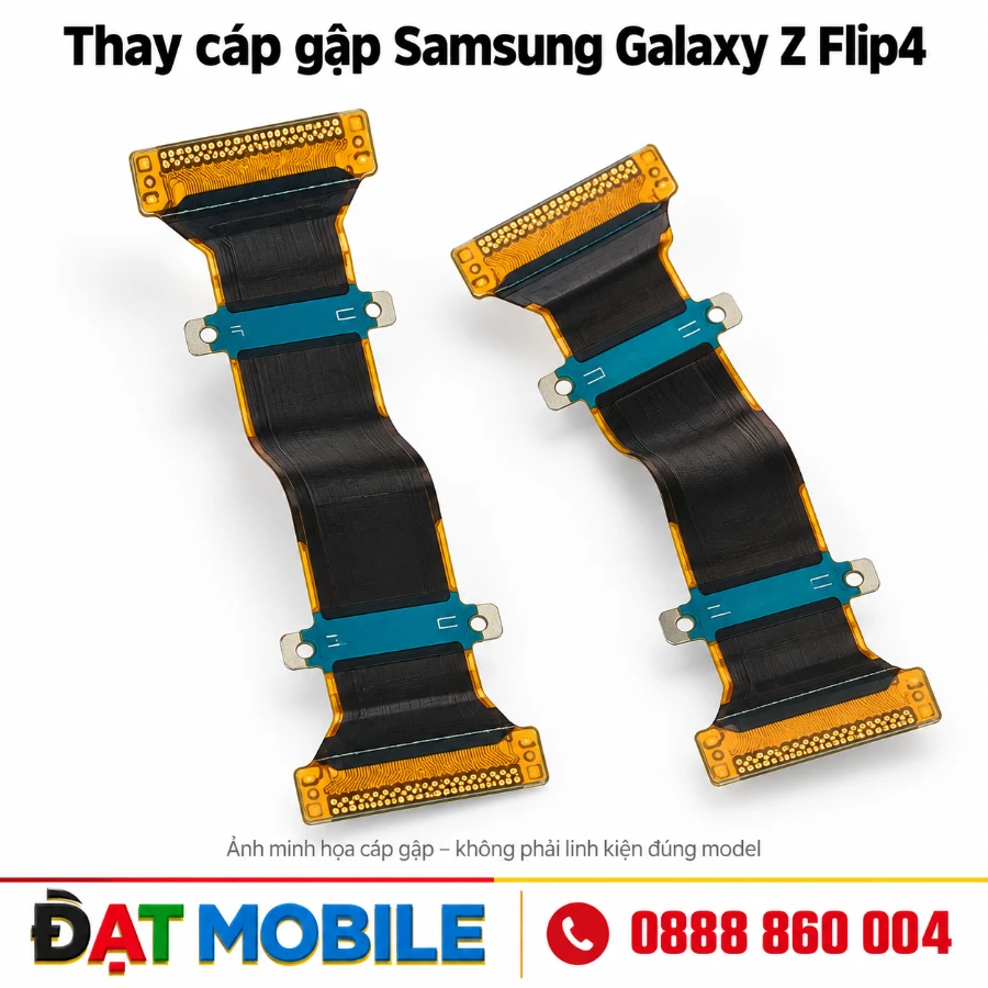Ảnh minh họa chung cáp gập điện thoại cho bài Thay cáp gập Samsung Galaxy Z Flip4, không phải linh kiện đúng model đã xác minh