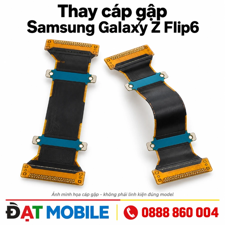 Ảnh minh họa chung cáp gập điện thoại cho bài Thay cáp gập Samsung Galaxy Z Flip6, không phải linh kiện đúng model đã xác minh