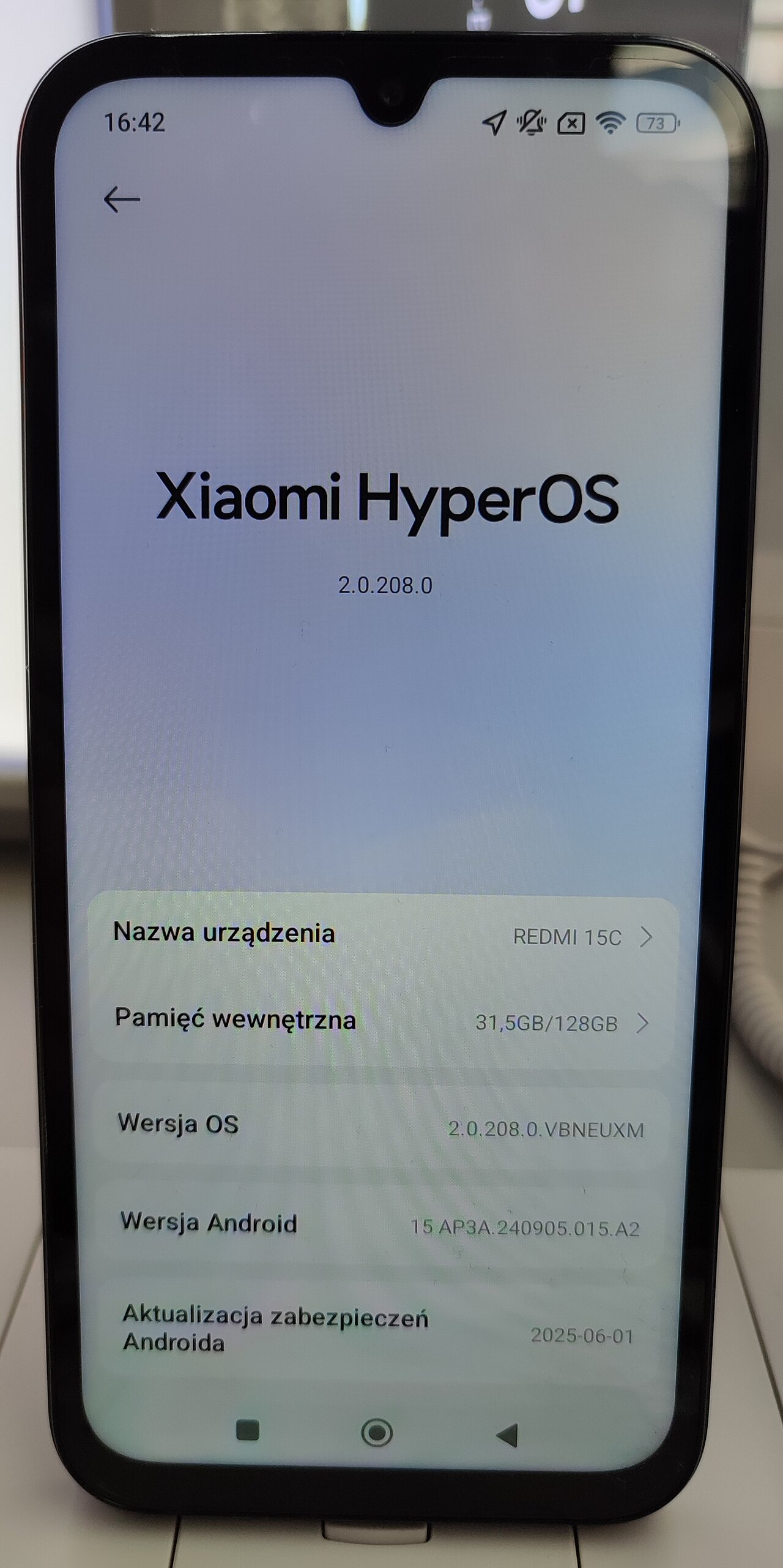 Thiết bị Xiaomi Redmi 15C - ảnh tham khảo model, không phải linh kiện thay thế